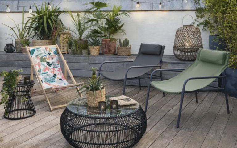 iluminación salon exterior