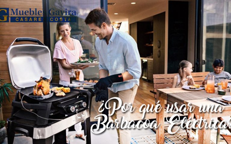 barbacoa eléctrica weber para jardín